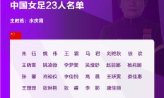 中国女足亚洲杯名单公布：王霜领衔 老将回归